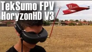 TekSumo FPV with HoryzonHD V3 from FoxtechFPV - Thomas' First low level flight