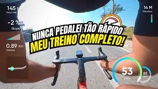O TREINO MAIS RÁPIDO DA MINHA VIDA!