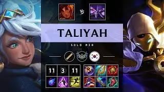 Taliyah Mid vs Kassadin - KR Challenger Patch 25.10