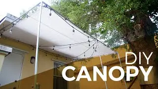 How to install a Canopy with Regular and Electrical Fittings - DIY