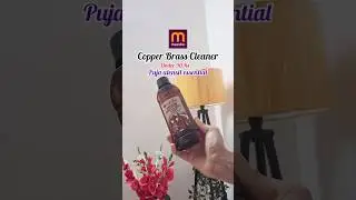 Meesho Copper & Brass Metal Cleaner | How to clean Puja utensil items #shortsfeed #meeshofinds
