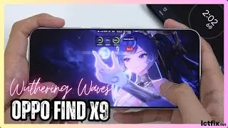 Oppo Find X9 Wuthering Waves Gaming test | Dimensity 9500, 120Hz Display
