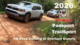 Honda Passport TrailSport 2026 года 🏞️ | Обучение вождению по бездорожью с инженерами Honda и экс...