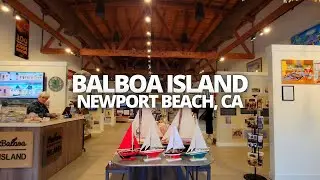 Exploring Balboa Island in Newport Beach, California USA Walking Tour #balboaisland #newportbeach