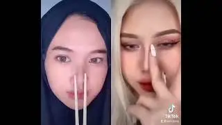 Chopsticks nose Contour hack ⚡️- glam queens￼