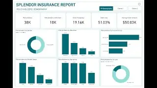 Power BI Insurance Data Analysis Project | Splendor Analytics