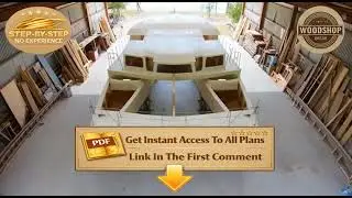 Shockingly Simple High-Freeboard Catamaran Build - DIY Boat Plans