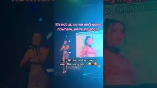 performing my new single &ldquo;Fine&rdquo; when this happened 🥹&hearts;️