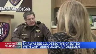 Shiawassee Co. detective credited with capturing Joshua Rosebush