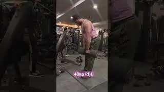 40kg leg RDL exercises #workout #motivation #desihomegym #exercisemotivation #gym #aesthetic #legday