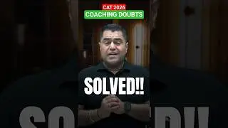 Your CAT 2026 Coaching Doubts End Here! (Finally Solved) 🎯 #cat2026 #amitrohra #unacademycat