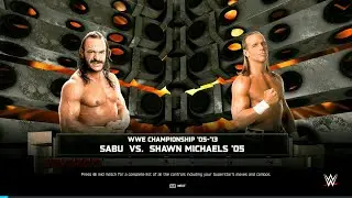 WWE 2K25 ПОЛНЫЙ МАТЧ &mdash; Сабу против Майклза &mdash; Легенда ECW против Мистера РестлМании!