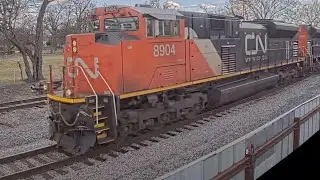 CN 8904 & CN 8860 EMD SD70M-2 Engines on the KCS Dash Train