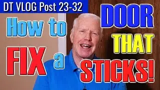The EASY way to Fix a Sticky Door, EVERY TIME