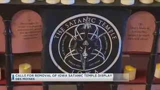 Calls For Removal Of Iowa Satanic Temple Display