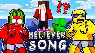 Maizen & Sunny and Melon Sing BELIEVER SONG