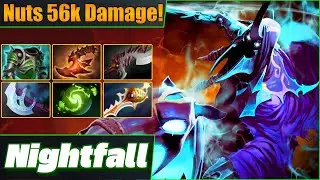 Nightfall Abaddon Carry 💪 Awesome 56k Damage! Dota 2 DotaPulse Full Gameplay