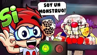 MI VECINO ES UN PAYASO DE LA DEEP WEB!! | MIS VECINOS ESTÁN RAROS | Luky