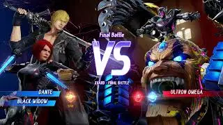 Requested MARVEL VS. CAPCOM: INFINITE Dante and Black Widow Arcade Gameplay