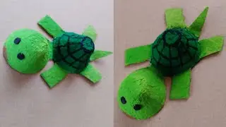 Making a Turtle from an Egg Carton