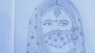 #Mask lagae hue dulhan/Beautiful bridal #sort