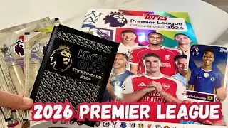 Open 2026 Premier League Topps stickers STARTER PACK | new football sticker collection !