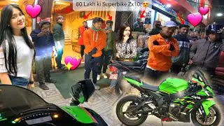 80 lakhs ki ZX10R ka Public Reaction in Nepal💕Nepal ka Ride Cancel krna pda😢Z900 Rider