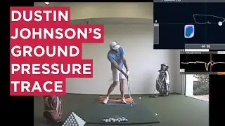 Dustin Johnson's Golf Swing and Ground Pressure Trace Analysis