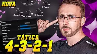 NOVA!!! *META* 4-3-2-1 TÁTICA PERSONALIZADA + INSTRUÇÕES + JOGADORES  | EAFC 24