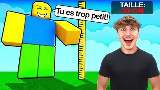 J’AI BESOIN DE PLUS DE TAILLE SUR ROBLOX !! 