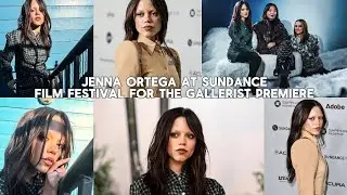Jenna Ortega at the Sundance Film Festival for The Gallerist Premiere