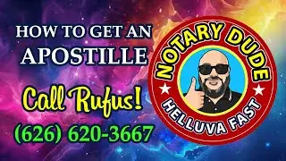 HOW TO GET AN APOSTILLE ⭐️ (Fast Apostille Processing Nationwide👍) (626) 620-3667