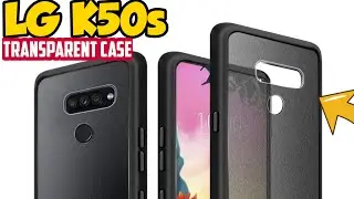 Чехол для LG K50S от GOBUKEE | Полупрозрачный матовый чехол (чёрный)