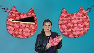 DIY Cat Zipper Pouch