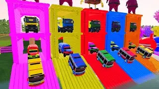 WOW! CUTE MIXER TRUCK PLAYS WITH COLORS 🚚🎨 | HAPPY CEMENT TRUCK FOR KIDS