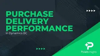 Dynamics BC Jumpstart Package:  Purchase Order Performance