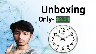 unboxing wall clock🕐