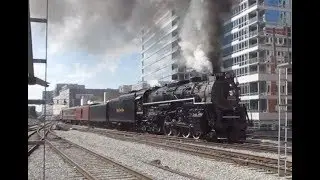 NKP 765 and other trains in Chicago, Illinois (September 16, 2018)