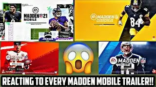 Reacting to Every Madden NFL Mobile Trailer!!!