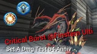 Toram - Critical Burst Mage: Damage Test at Finstern Ulti