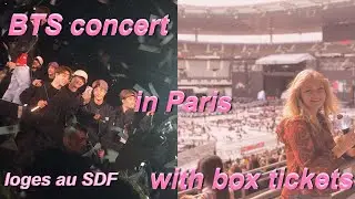 BTS IN PARIS vlog concert en loges !