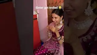 Original video coming soon 😂#sister #troll #funny #comedy #funnyvideo #explore #viral #shorts #reel
