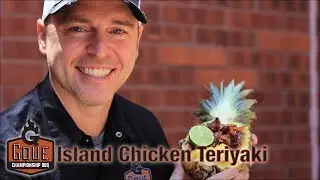 Grilled Chicken Teriyaki Pineapple Bowls - Island recipe in Weber Kettle -  CROWD PLEASER!