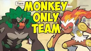 Monkey Only Team DOMINATES Pokemon Showdown | Pok&eacute;mon Showdown National Dex‼️