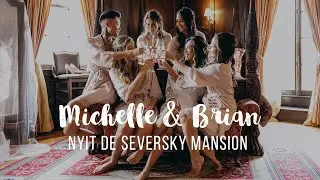 Michelle & Brian's Wedding | NYIT De Seversky Mansion Wedding | Backstage