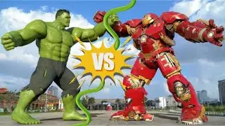 Hulk Loses Control 😱 Iron Man Tries to Stop Him | Epic Fight