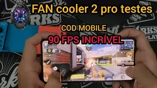 COD MOBILE 90 FPS TESTE NO FAN COOLER 2 PRO