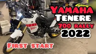 Yamaha tenere 700 rally 2022⁉️Walk around+first start
