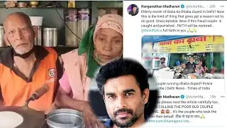 Netizens think R Madhavan disrespects 'Baba Ka Dhaba' couple, actor clarifies on 'fraud' remark