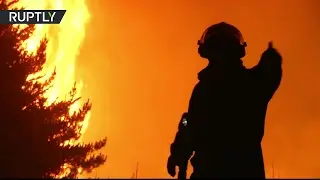 Chile Worst Fire Disaster Footage 2017